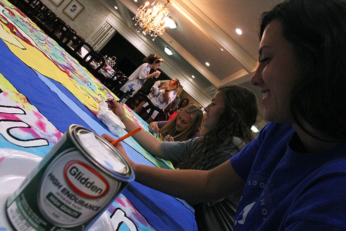 Banner painting